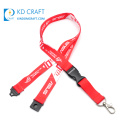 Wholesale custom sublimation printing brand name breakaway lanyard for promotion